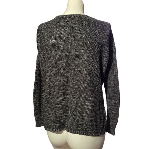 Mossimo Knit V Neck Sweater XLong Skinny arms Small Gray - Picture 4 of 7